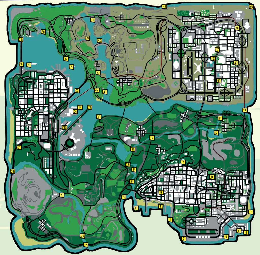 Qué son los mapas para GTA San Andreas