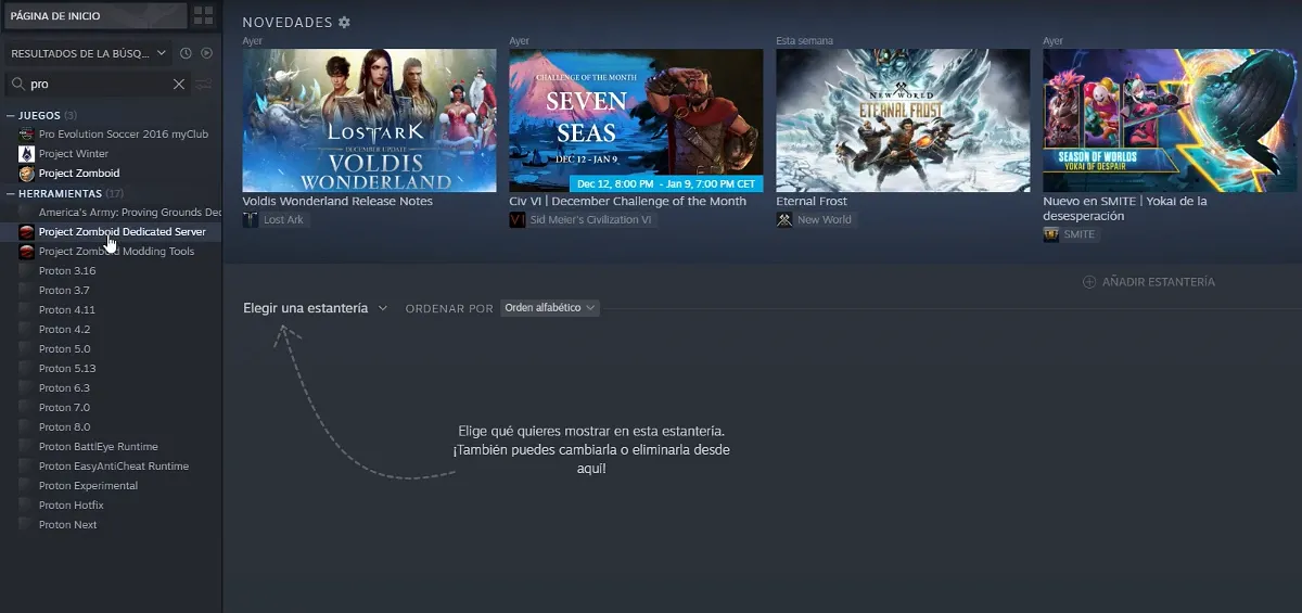 Instala el Software del Servidor Dedicado