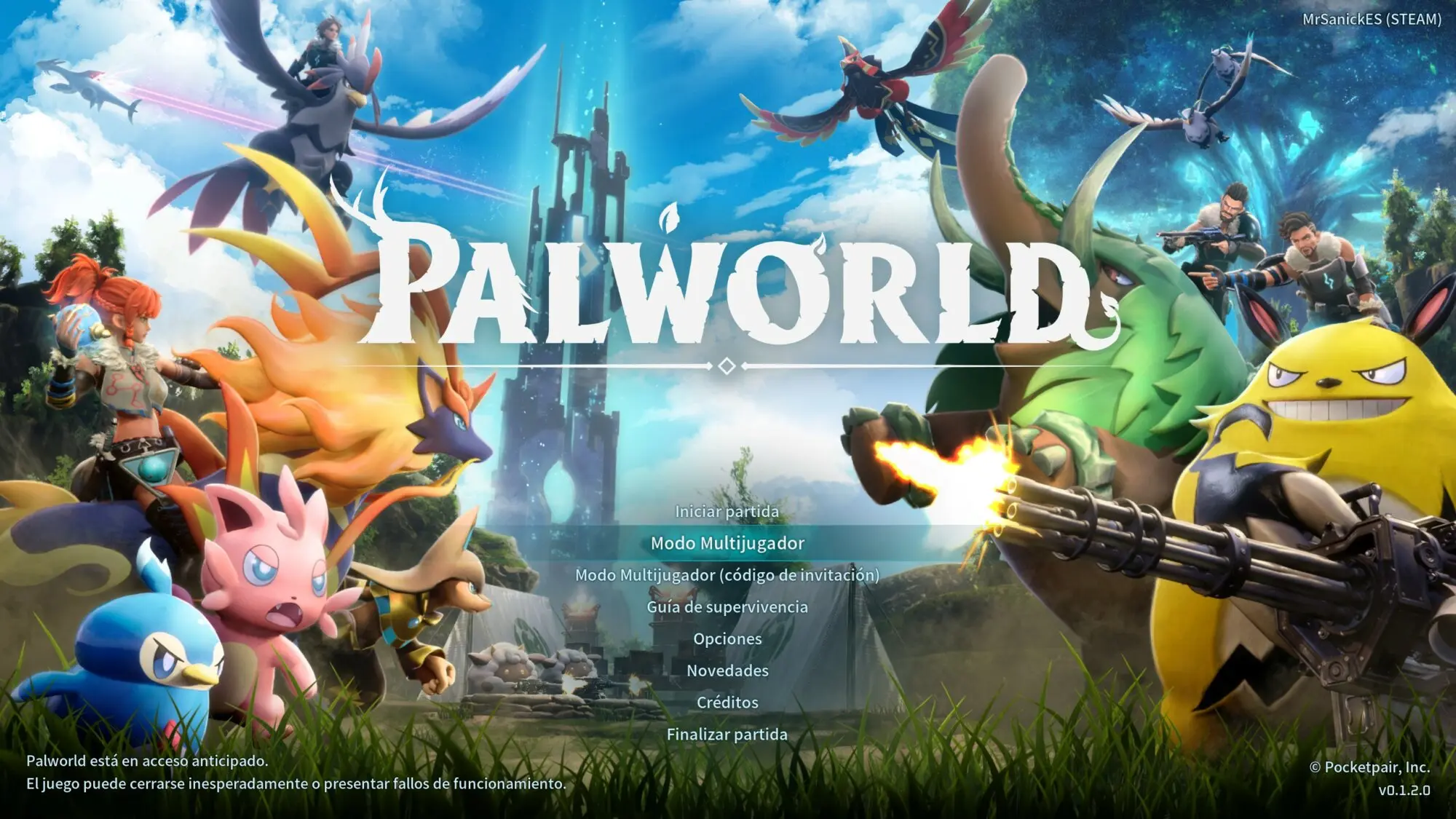 Servidor de Palworld