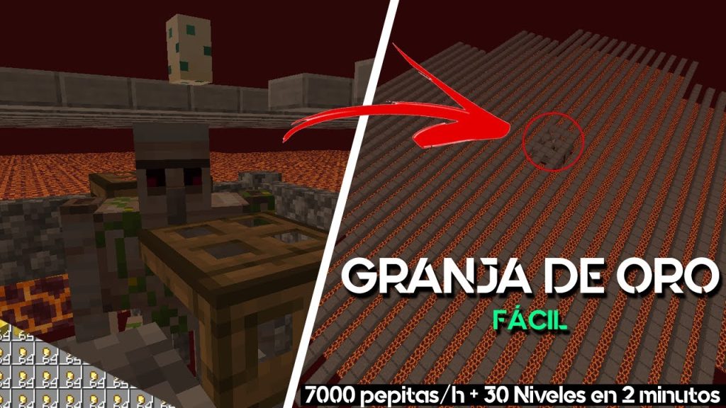 Cómo diseñar una granja de oro en el Nether sin usar portales gigantes
