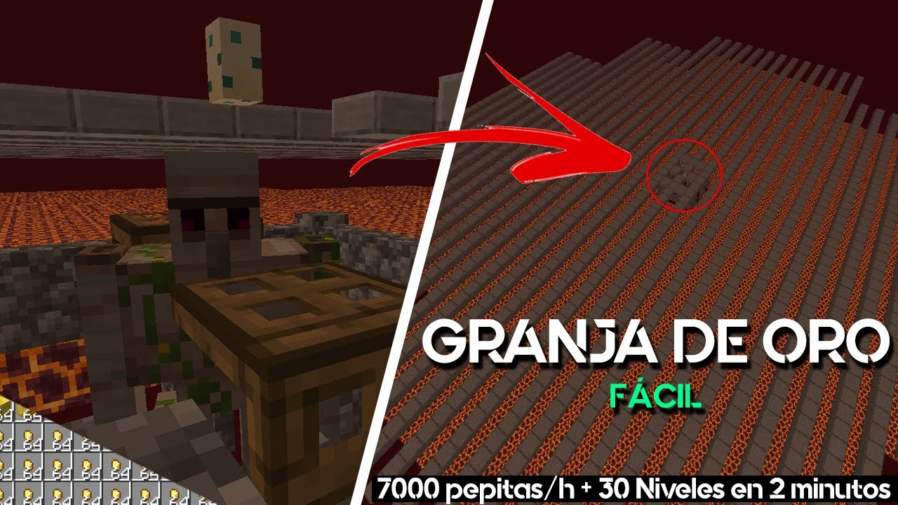 Cómo diseñar una granja de oro en el Nether sin usar portales gigantes