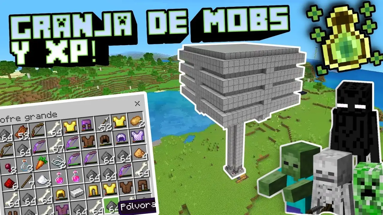 Estrategias para una granja de mobs general eficiente en cualquier versión