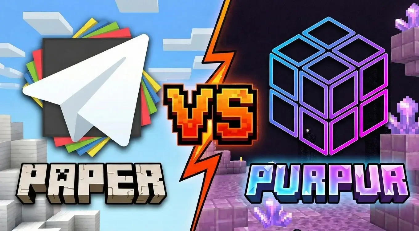 Paper vs Purpur vs Spigot: Cuál es Mejor para tu Servidor de Minecraft