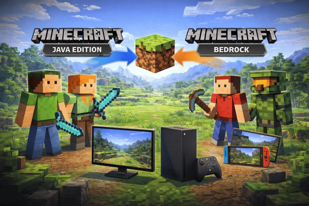 Minecraft Bedrock Parties: Cómo crear party y jugar cross-platform Bedrock Parties en Minecraft: Cómo crear party, invitar amigos y jugar cross-platform entre Xbox, PS, PC, móvil y Switch. Tutorial paso a paso.